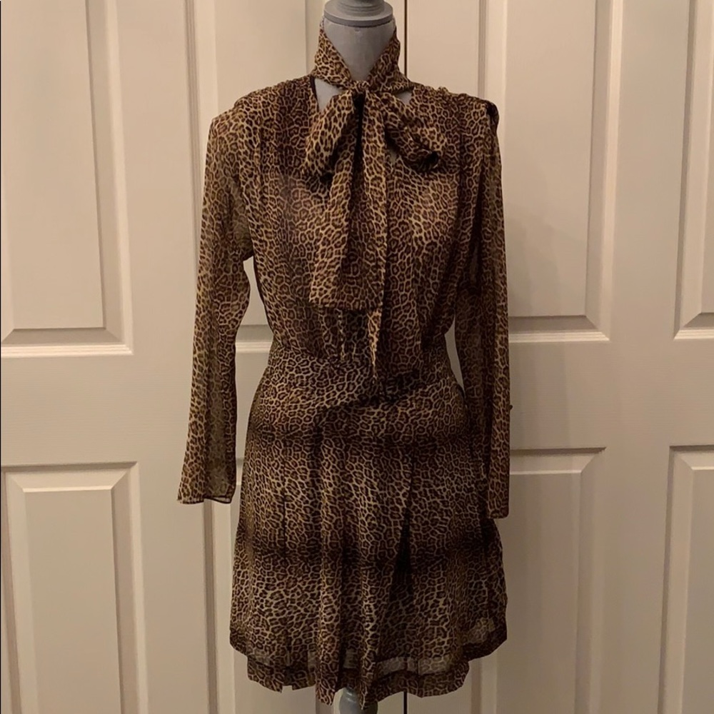 Cheetah print Zara dress